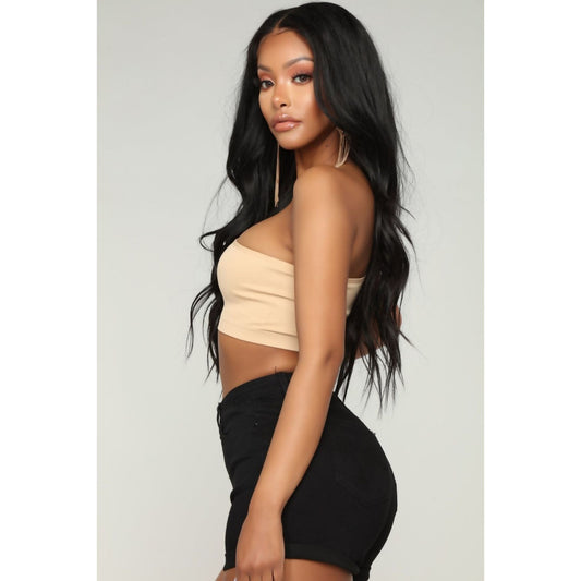 Discover chic comfort with the Beige One Shoulder Crop Top from J5FASHION. This versatile piece is perfect for various occasions. Available in the United States.