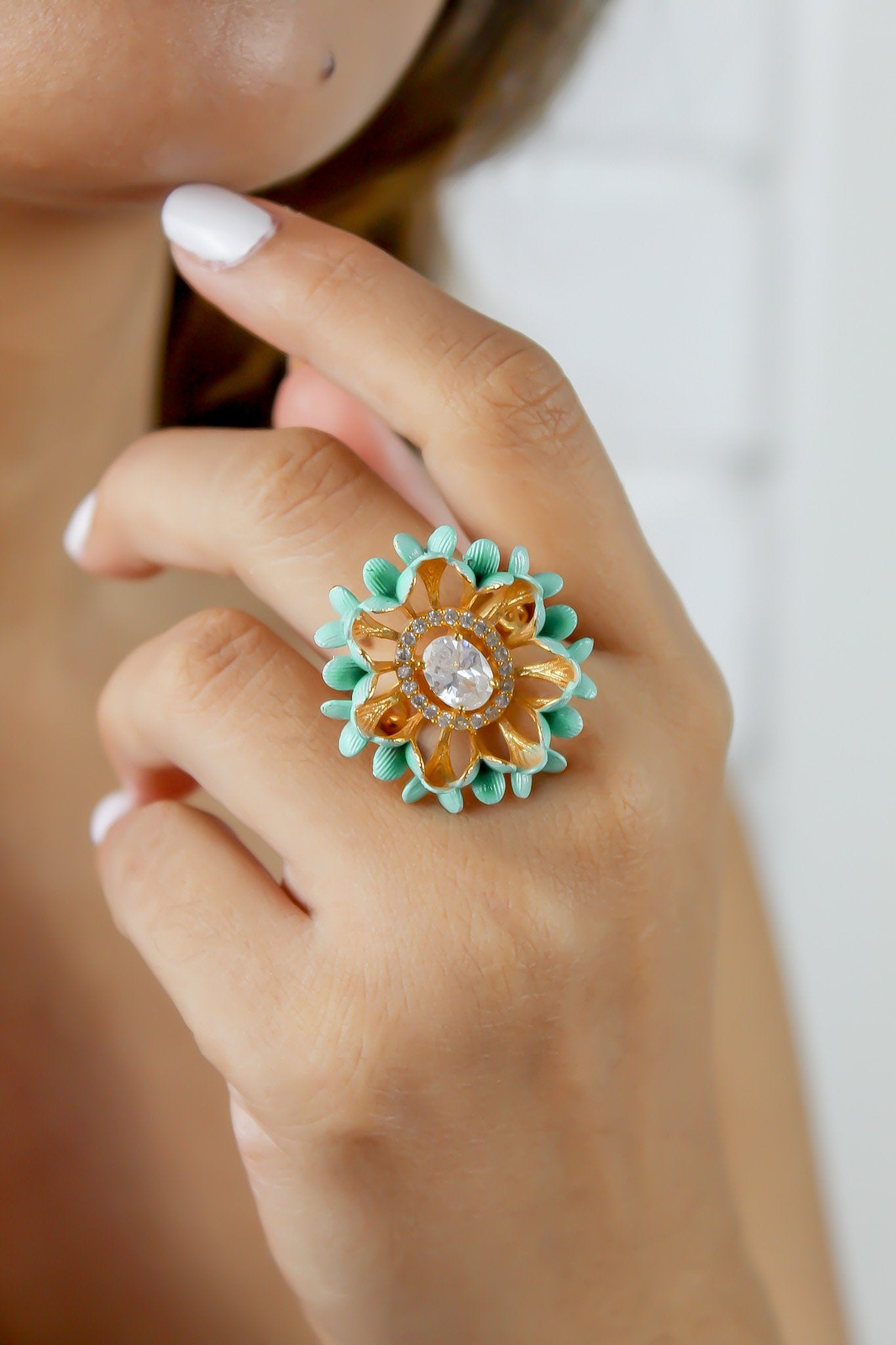 Vivid Daisy Ring