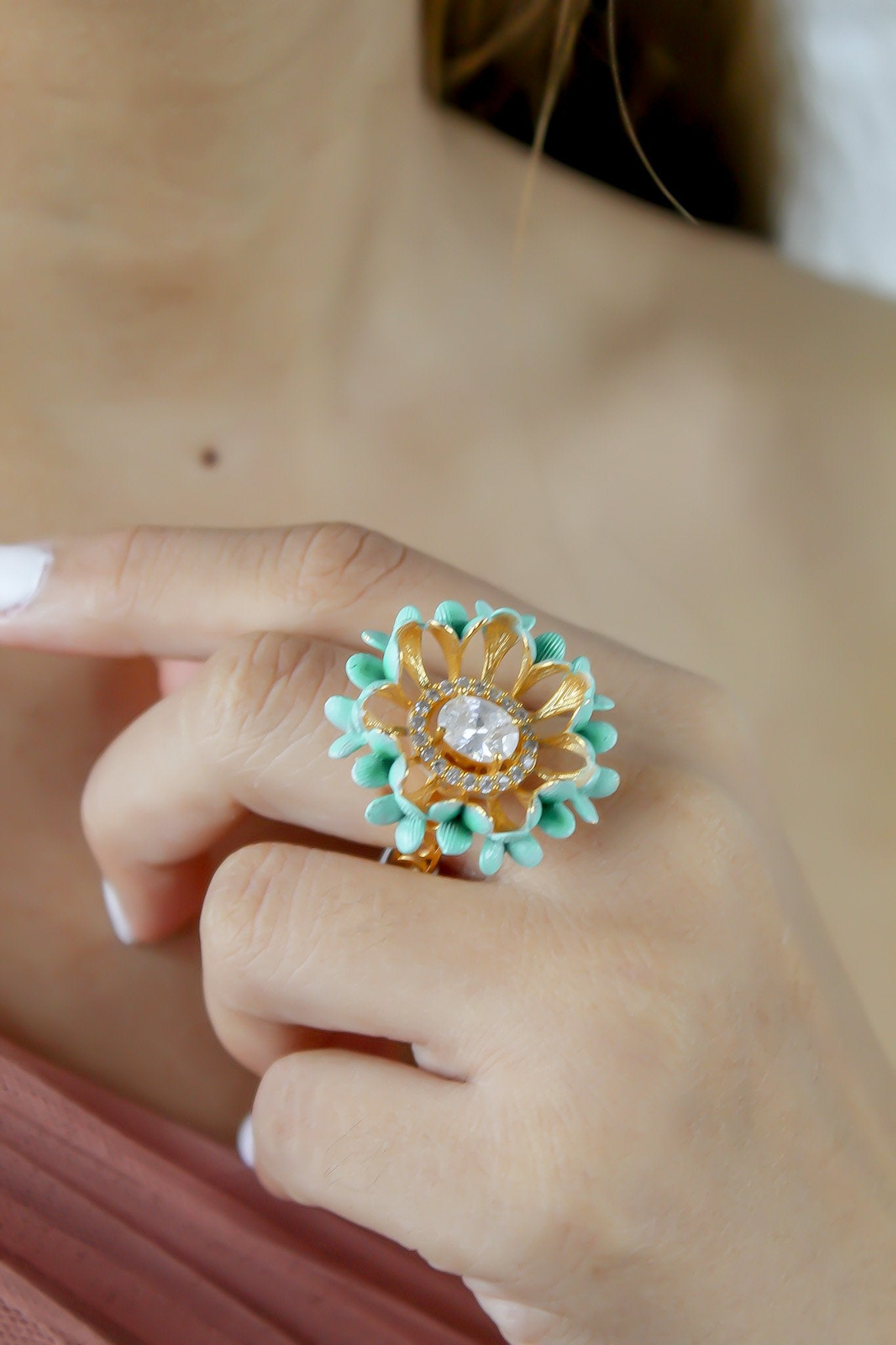 Vivid Daisy Ring