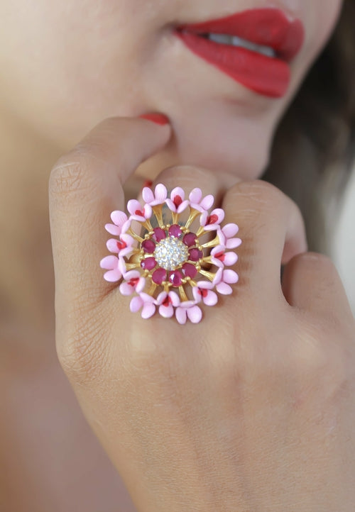 Vivid Daisy Ring