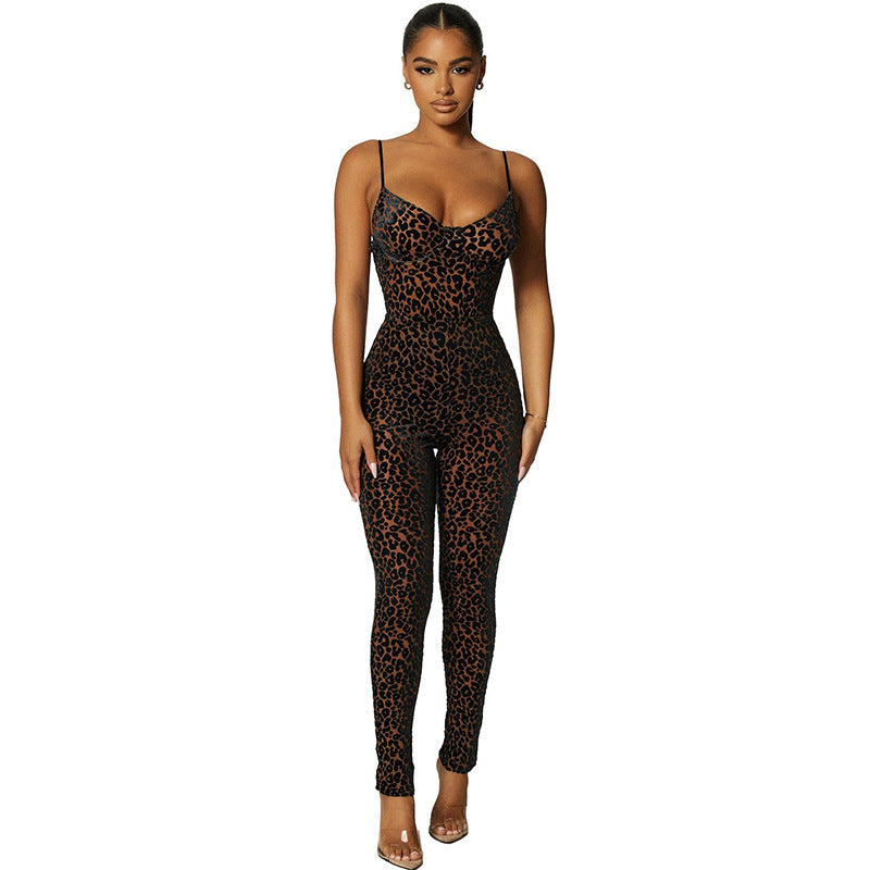 Experience the epitome of luxury and style with our Plush Velvet Bodycon Jumpsuit. The plush velvet material provides a lavish feel, while the bodycon style ensures a flattering fit. 