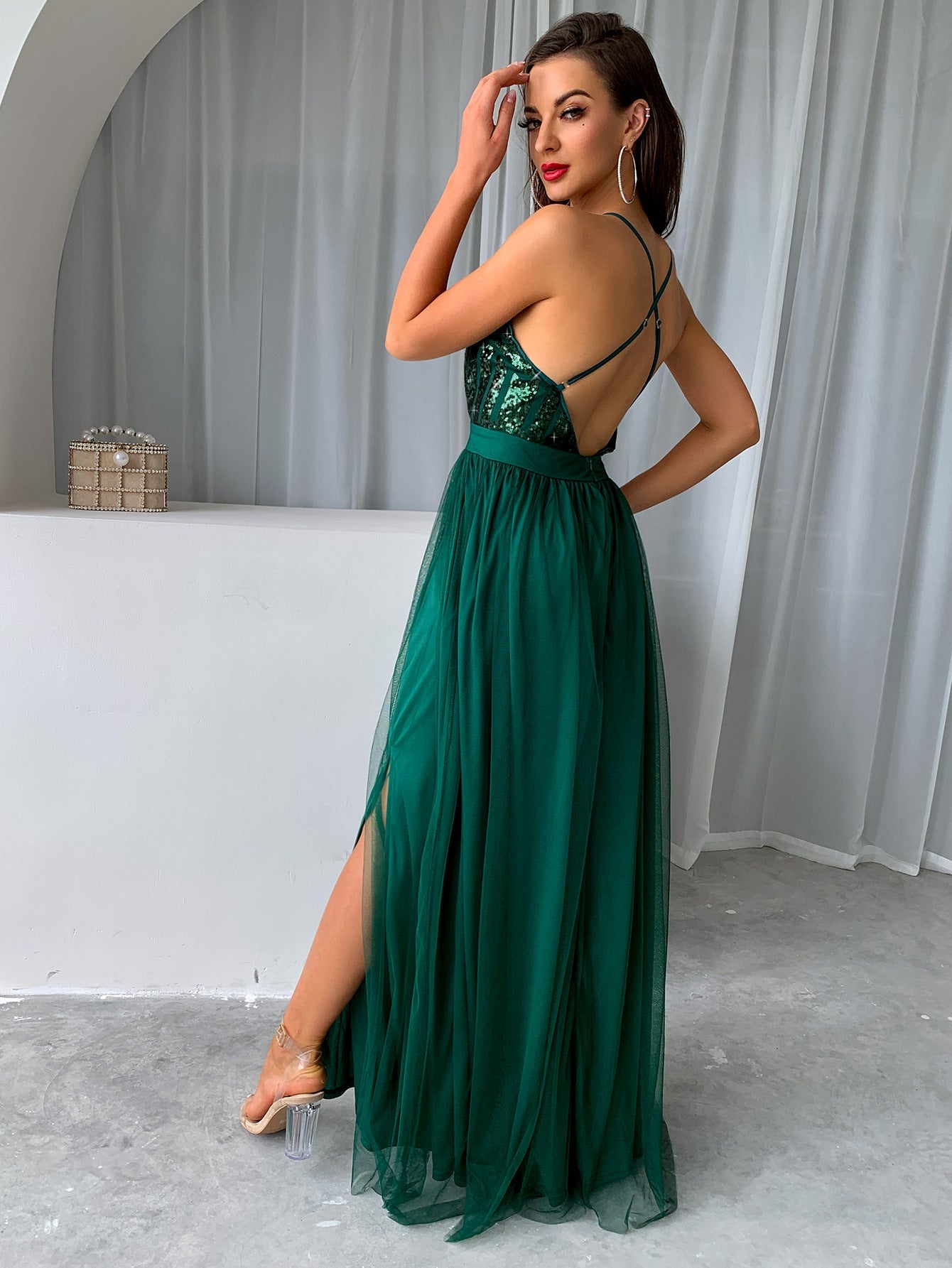 Sexy HIgh Split Swing Dresses