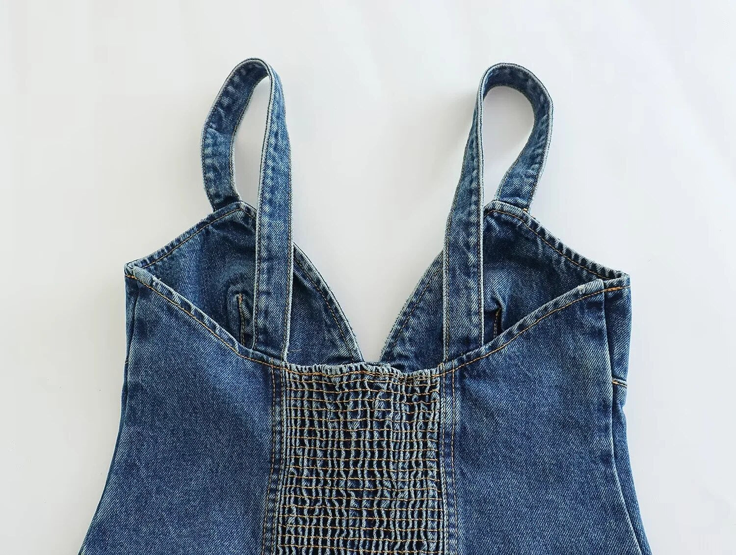 Sexy Spicy Sexy Spicy Girl Denim Camisole with Single Breasted