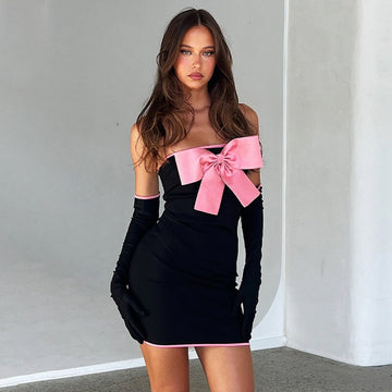 Explore the chic Two-Piece Set with Strapless Corset Tops and Mini Skirt – perfect for trendy fashion enthusiasts. Available in the United States.