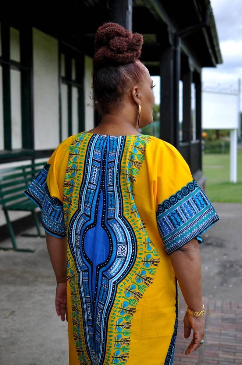 African Dashiki Dress / Long Kaftan African Wear