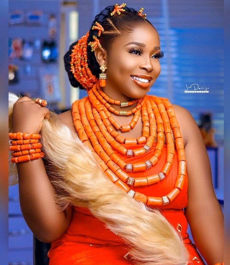 Edo/Igbo Bride Beads Set