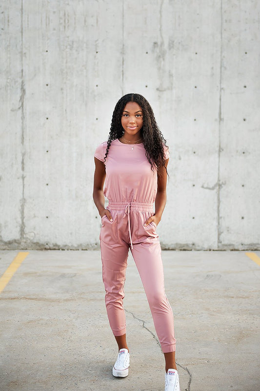 DT Unity Jumpsuit in Pink Lemonade